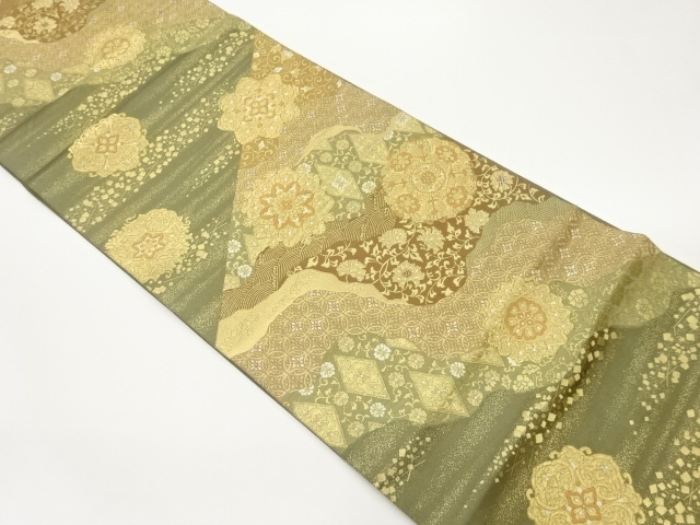 JAPANESE FUKURO OBI / WOVEN MICHINAGADORI